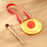 Maxbell Kids Small Gong Kids Gong Lion Dance Gong for Home Party Holiday Celebration 12cm