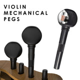 Maxbell 4 Pieces Generic Violin Fiddle Tuning Pegs Set Sturdy Violin String Adjuster