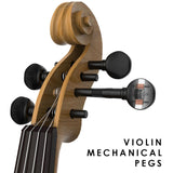 Maxbell 4 Pieces Generic Violin Fiddle Tuning Pegs Set Sturdy Violin String Adjuster