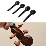 Maxbell 4 Pieces Generic Violin Fiddle Tuning Pegs Set Sturdy Violin String Adjuster