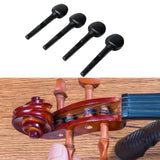 Maxbell 4 Pieces Generic Violin Fiddle Tuning Pegs Set Sturdy Violin String Adjuster