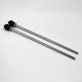 Maxbell 2Pcs Kick Drum Legs Metal Bass Drum Legs for Percussion Instruments Drum Kit