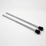 Maxbell 2Pcs Kick Drum Legs Metal Bass Drum Legs for Percussion Instruments Drum Kit