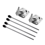 Maxbell Kick Drum Legs Drum Set Repalcement Parts Drum Legs for Drum Kit Accessories 2 Sets