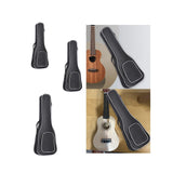 Maxbell Ukulele Bag Adjustable Shoulder Straps Carry Case for Travel Outdoor Camping 21in