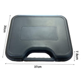 Maxbell Microphone Case Portable Foam Case Mic Suitcase Stage Microphone Storage Box