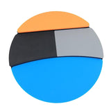 Maxbell Silent Drum Pad Portable Silicone Percussion Instruments Accessories 12 inch