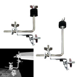 Maxbell Cymbal Arm Adjustable Drum Stand Clamp for Drum Cymbal Percussion Instrument short