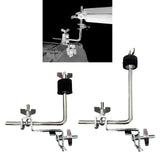 Maxbell Cymbal Arm Adjustable Drum Stand Clamp for Drum Cymbal Percussion Instrument short