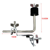 Maxbell Cymbal Arm Adjustable Drum Stand Clamp for Drum Cymbal Percussion Instrument short