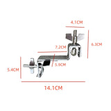 Maxbell Rims Clamp Cymbal Post Splash Quick Release Crash Metal Bass Drum Hoop Mount