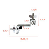 Maxbell Cymbal Stand Clamp Drum Hardware Metal Cymbal Extension Mount Clamp Fittings