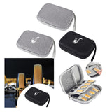 Maxbell Reeds Case EVA Material Alto Saxophone Reeds Case for Reeds Saxophone Clarinet Gray