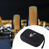 Maxbell Reeds Case EVA Material Alto Saxophone Reeds Case for Reeds Saxophone Clarinet Black