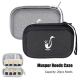 Maxbell Reeds Case EVA Material Alto Saxophone Reeds Case for Reeds Saxophone Clarinet Black