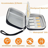 Maxbell Reeds Case EVA Material Alto Saxophone Reeds Case for Reeds Saxophone Clarinet No pattern
