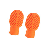 Maxbell 2x Drumstick Dampeners Portable Mute Replacement Drum Practice Tips for Drum Orange