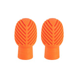 Maxbell 2x Drumstick Dampeners Portable Mute Replacement Drum Practice Tips for Drum Orange