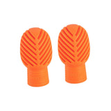 Maxbell 2x Drumstick Dampeners Portable Mute Replacement Drum Practice Tips for Drum Orange