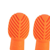 Maxbell 2x Drumstick Dampeners Portable Mute Replacement Drum Practice Tips for Drum Orange