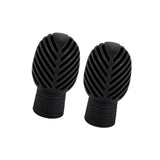 Maxbell 2x Drumstick Dampeners Portable Mute Replacement Drum Practice Tips for Drum Black