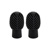 Maxbell 2x Drumstick Dampeners Portable Mute Replacement Drum Practice Tips for Drum Black