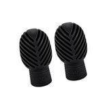 Maxbell 2x Drumstick Dampeners Portable Mute Replacement Drum Practice Tips for Drum Black
