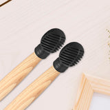 Maxbell 2x Drumstick Dampeners Portable Mute Replacement Drum Practice Tips for Drum Black