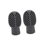 Maxbell 2x Drumstick Dampeners Portable Mute Replacement Drum Practice Tips for Drum Gray