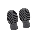 Maxbell 2x Drumstick Dampeners Portable Mute Replacement Drum Practice Tips for Drum Gray