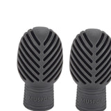 Maxbell 2x Drumstick Dampeners Portable Mute Replacement Drum Practice Tips for Drum Gray