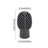 Maxbell 2x Drumstick Dampeners Portable Mute Replacement Drum Practice Tips for Drum Gray