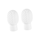 Maxbell 2x Drumstick Dampeners Portable Mute Replacement Drum Practice Tips for Drum White