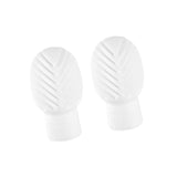 Maxbell 2x Drumstick Dampeners Portable Mute Replacement Drum Practice Tips for Drum White