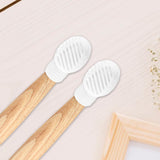 Maxbell 2x Drumstick Dampeners Portable Mute Replacement Drum Practice Tips for Drum White