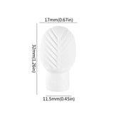 Maxbell 2x Drumstick Dampeners Portable Mute Replacement Drum Practice Tips for Drum White