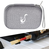Maxbell Saxophone Reeds Case Musical Instrument Accs Reeds Case for Sax Alto Clarinet gray