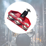 Maxbell Hi Hat Tambourine Easily Mountable Percussion for Ensemble Parties Drum Kits Argent