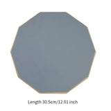 Maxbell Practice Drum Pad 12" Drum Noise Reduction Pad for Jazz Drums Snare Beginner grey