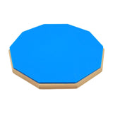 Maxbell Practice Drum Pad 12" Drum Noise Reduction Pad for Jazz Drums Snare Beginner blue