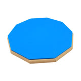 Maxbell Practice Drum Pad 12" Drum Noise Reduction Pad for Jazz Drums Snare Beginner blue