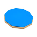 Maxbell Practice Drum Pad 12" Drum Noise Reduction Pad for Jazz Drums Snare Beginner blue