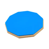Maxbell Practice Drum Pad 12" Drum Noise Reduction Pad for Jazz Drums Snare Beginner blue