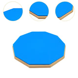 Maxbell Practice Drum Pad 12" Drum Noise Reduction Pad for Jazz Drums Snare Beginner blue