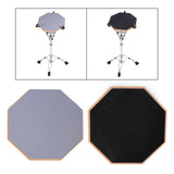 Maxbell 12 inch Portable Accessories Anti Slip Drum Pad for Snare Beginner Jazz Drums