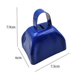 Maxbell Hand Percussion Cowbell Cheering Hand Bell for Farm Sporting Events