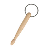 Maxbell Drum Stick Keyring Mini Wood Drumstick Keychain for Families Friends Drummer