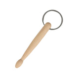 Maxbell Drum Stick Keyring Mini Wood Drumstick Keychain for Families Friends Drummer