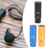 Maxbell Phantom Power Adapter Stereo for Condenser Mic Plug and Play XLR Mic Adapter Black
