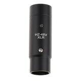 Maxbell Phantom Power Adapter Stereo for Condenser Mic Plug and Play XLR Mic Adapter Black